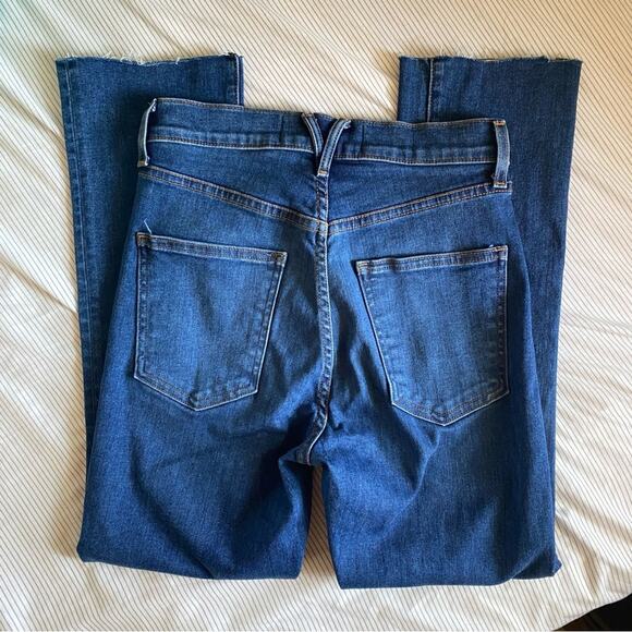 Veronica BEARD 11" CARLY KICK-FLARE JEANs bright blue high rise denim - Picture 5 of 5